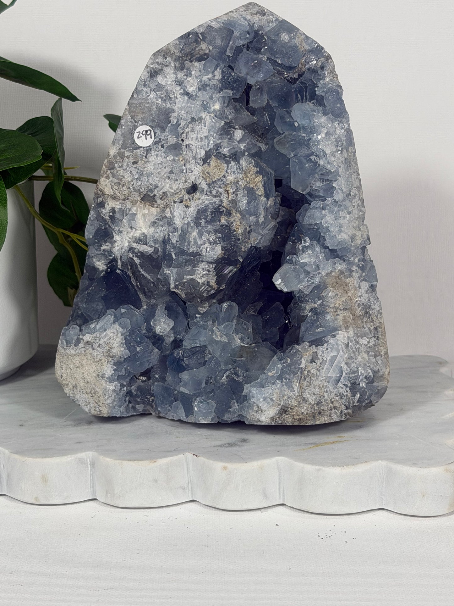 Celestite Geode Tower