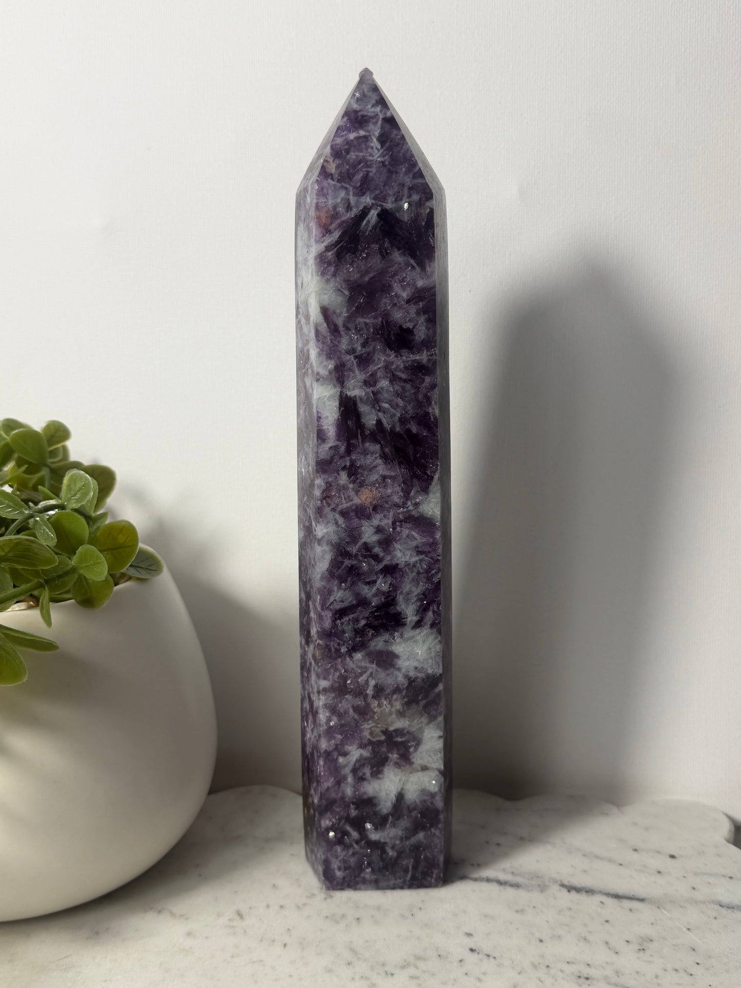 Lepidolite Tower XL