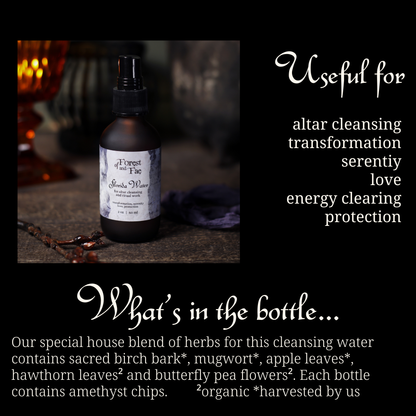 Botanical Florida Water • Crystal Infused • Witchcraft