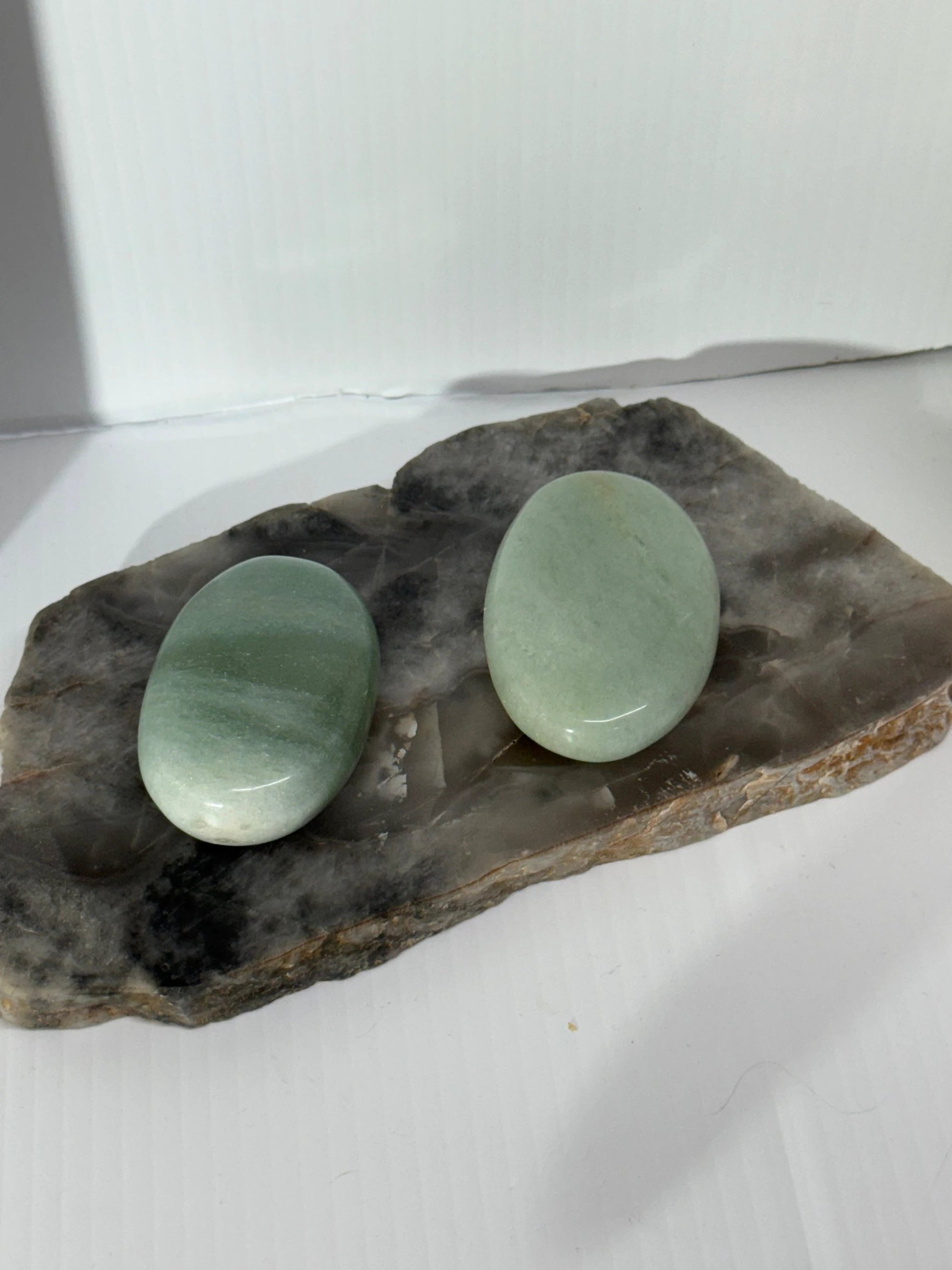 Green Aventurine Palms by Heartstone Sanctuary