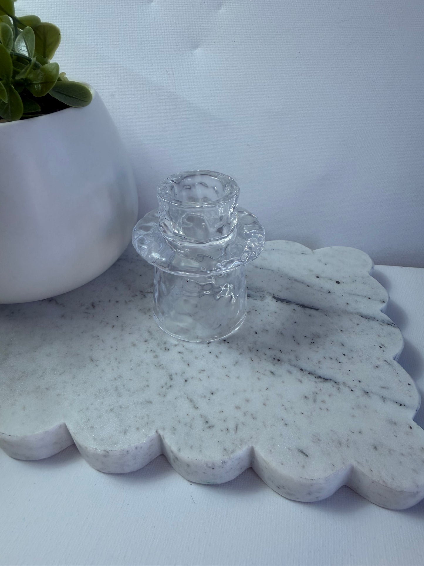Glass Candle Sphere Stand