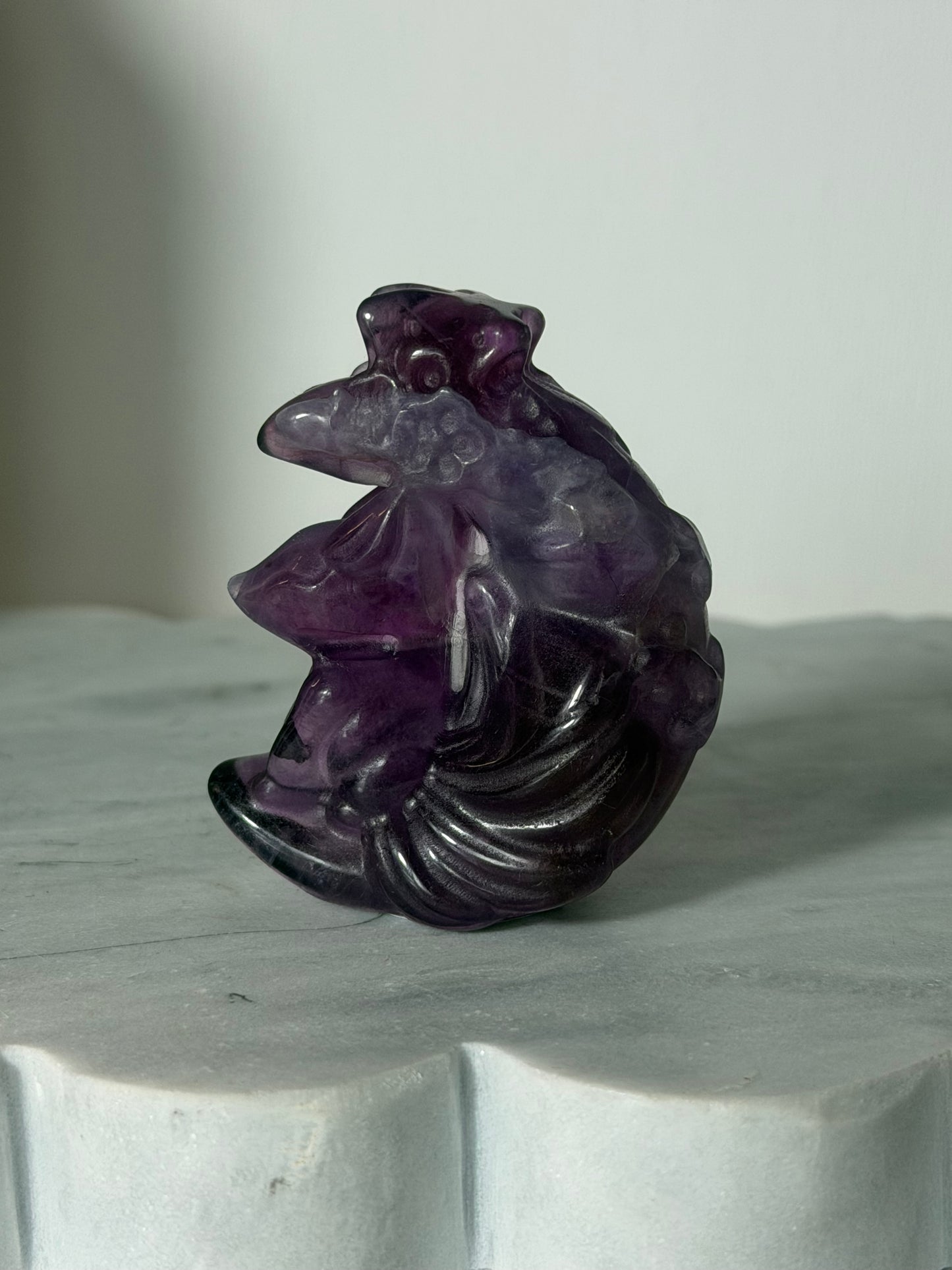 Purple Flourite Ninetail Fox