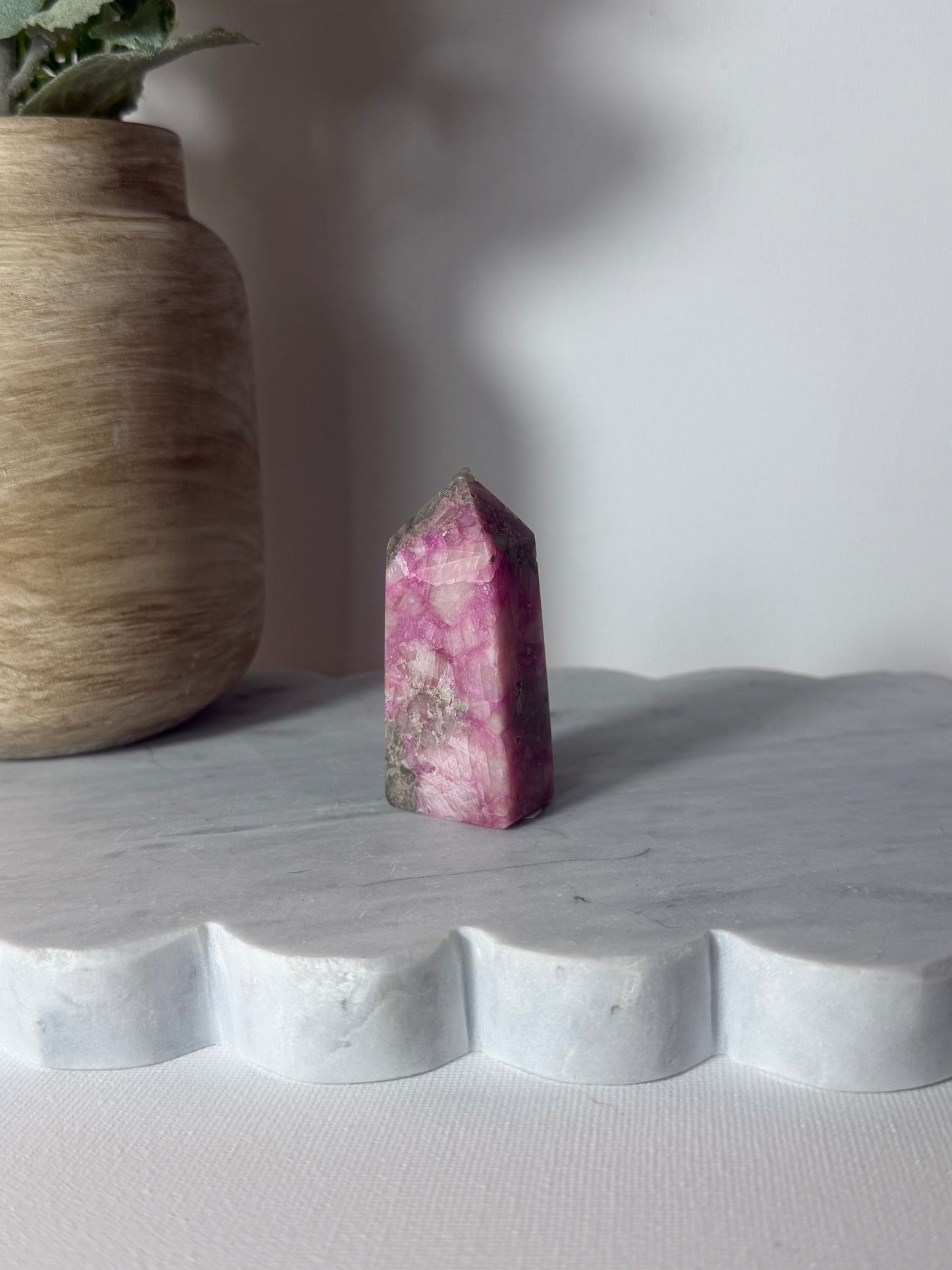 Cobalt Calcite Tower