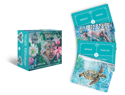 Water Blessings (40 Full-Color Affirmation Cards) by ROCKPOOL PUBLISHING