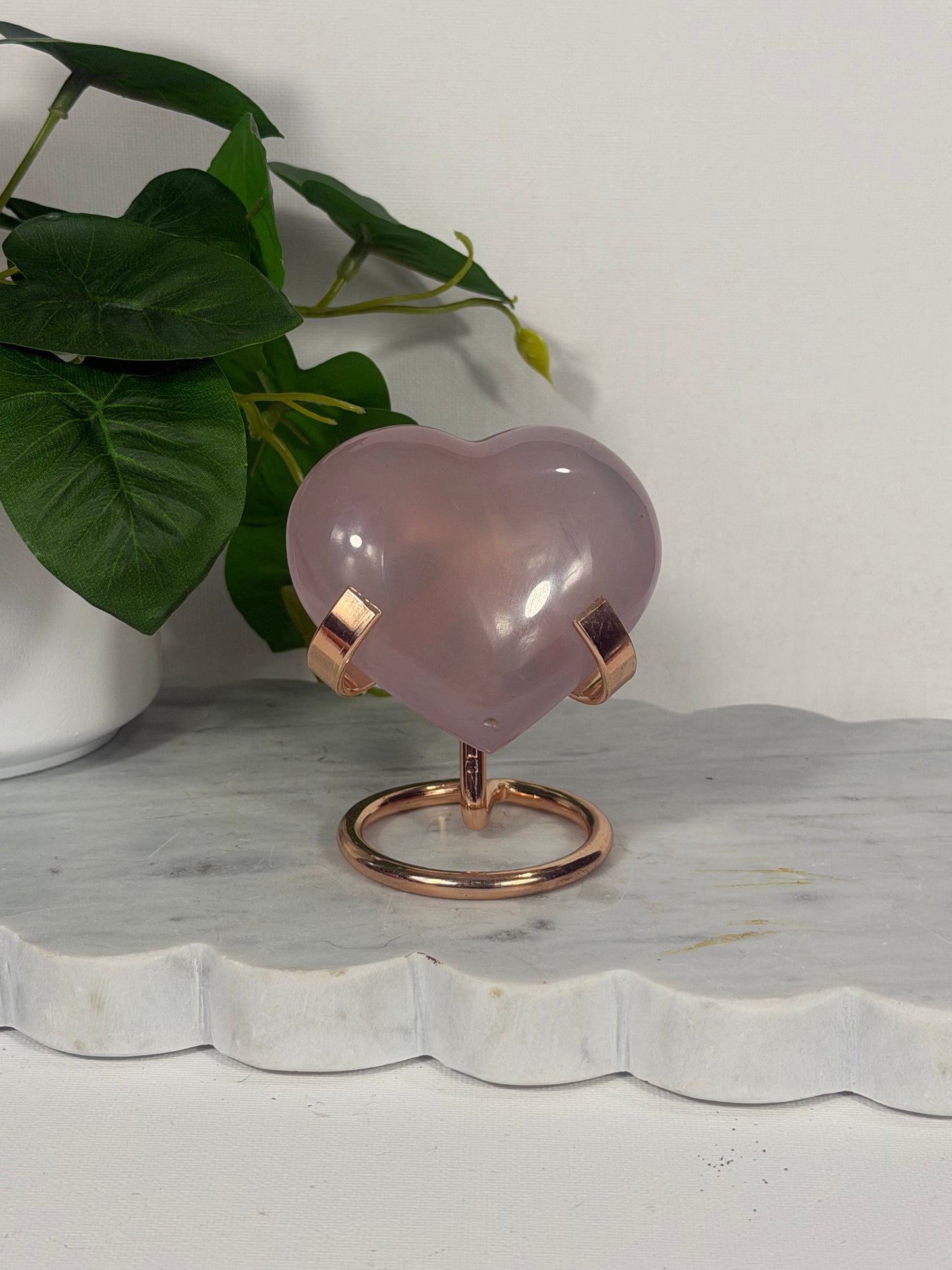 Rose Quartz Heart