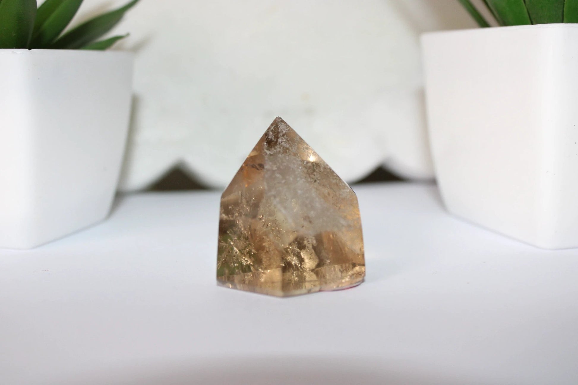 Included Quartz Crystal - citrine | Manifestation & Clarity Stone – Heartstone Sanctuary by Heartstone Sanctuary