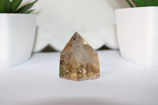 Included Quartz Crystal - citrine | Manifestation & Clarity Stone – Heartstone Sanctuary by Heartstone Sanctuary