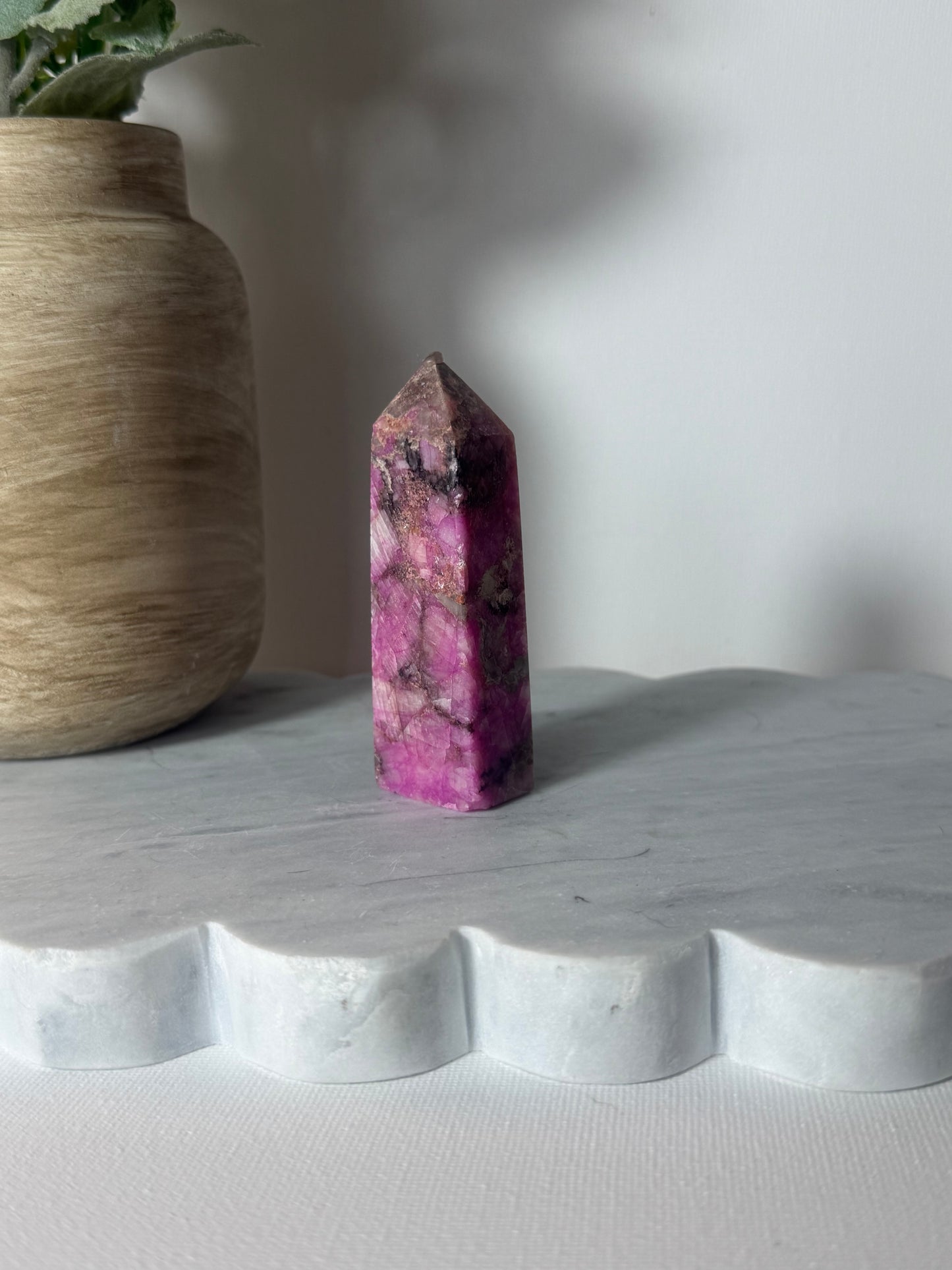 Cobalt Calcite Tower