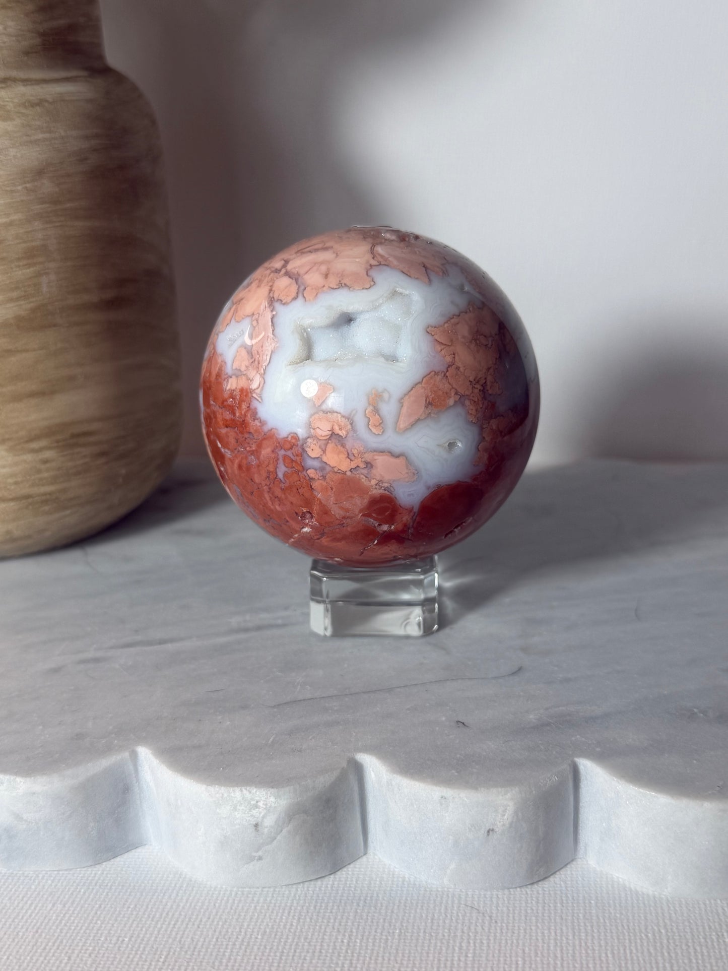 Pink Agate Sphere