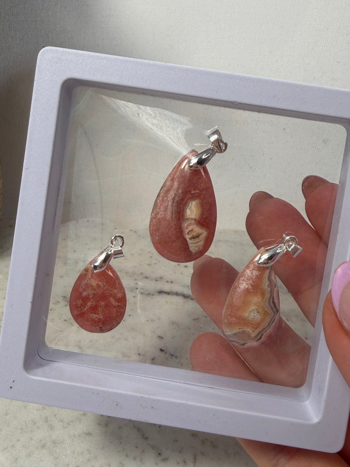 Rhodochrosite Pendant
