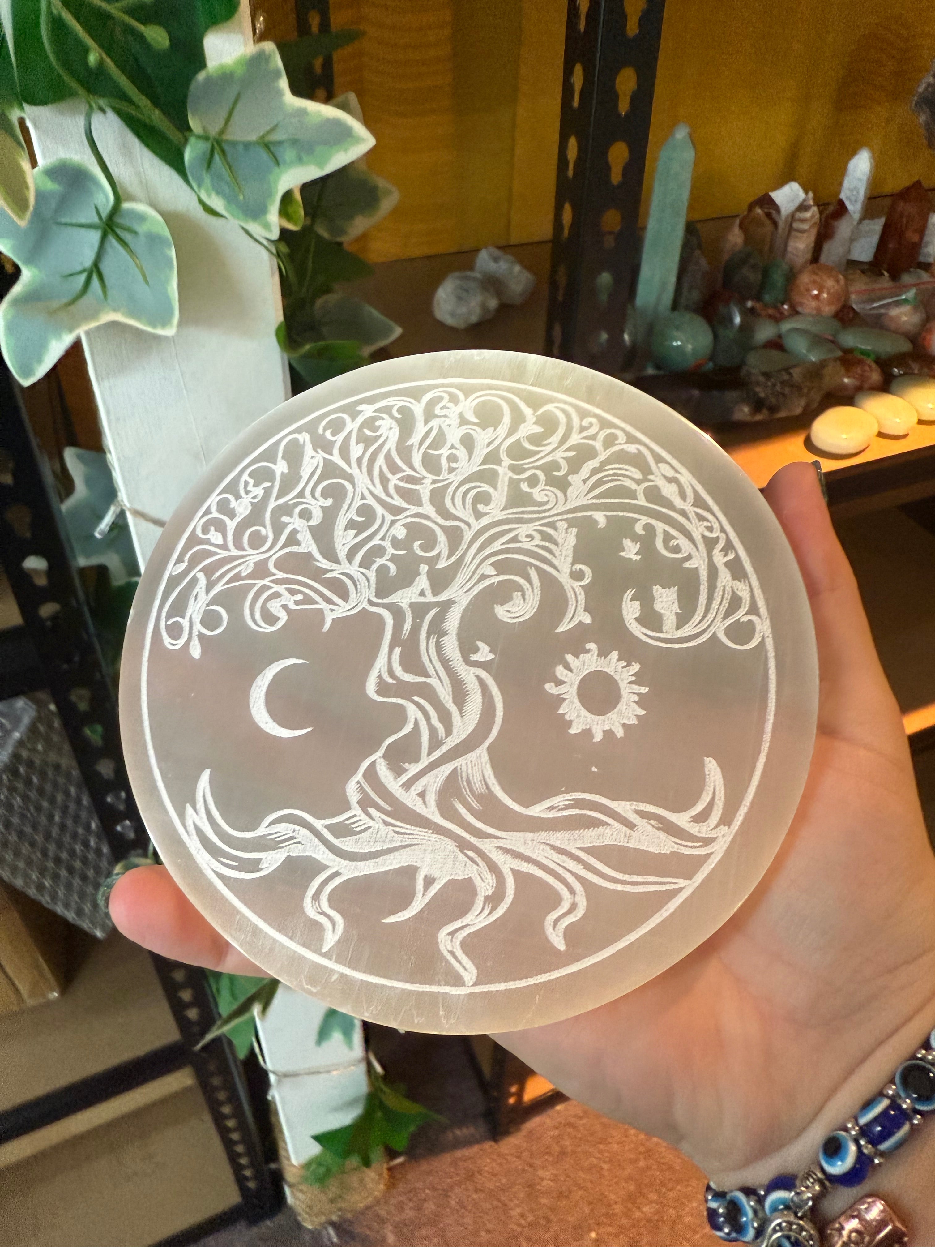 Selenite Charging Plate