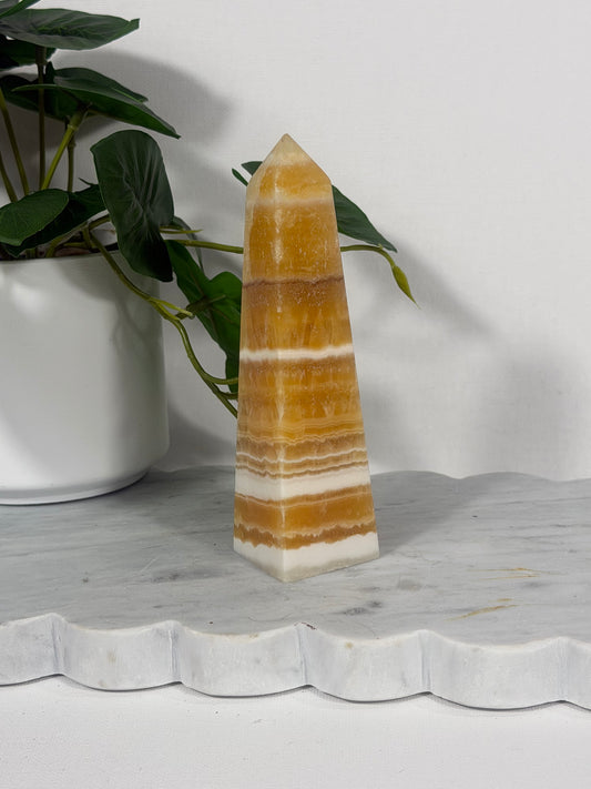 Yellow Calcite Tower