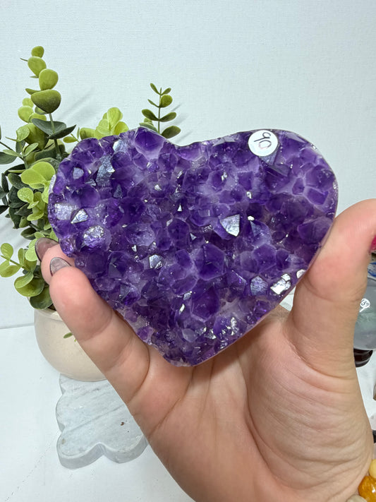 Amethyst heart