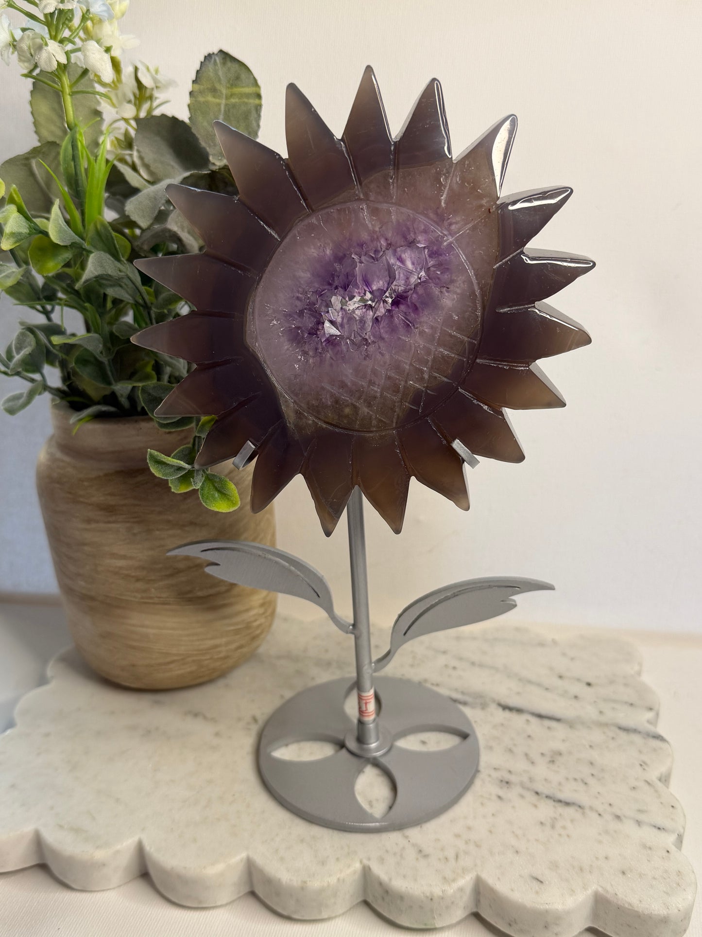 Sunflower Amethyst Agate