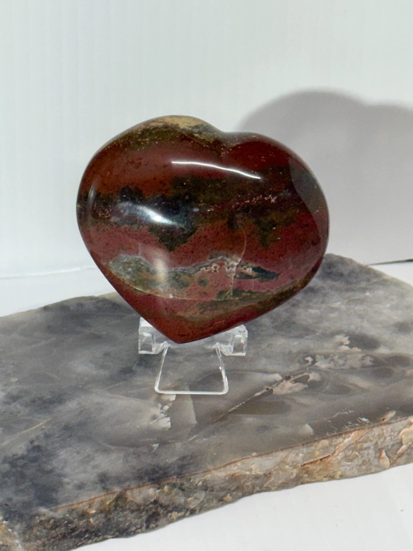 Ocean Jasper Heart by Heartstone Sanctuary