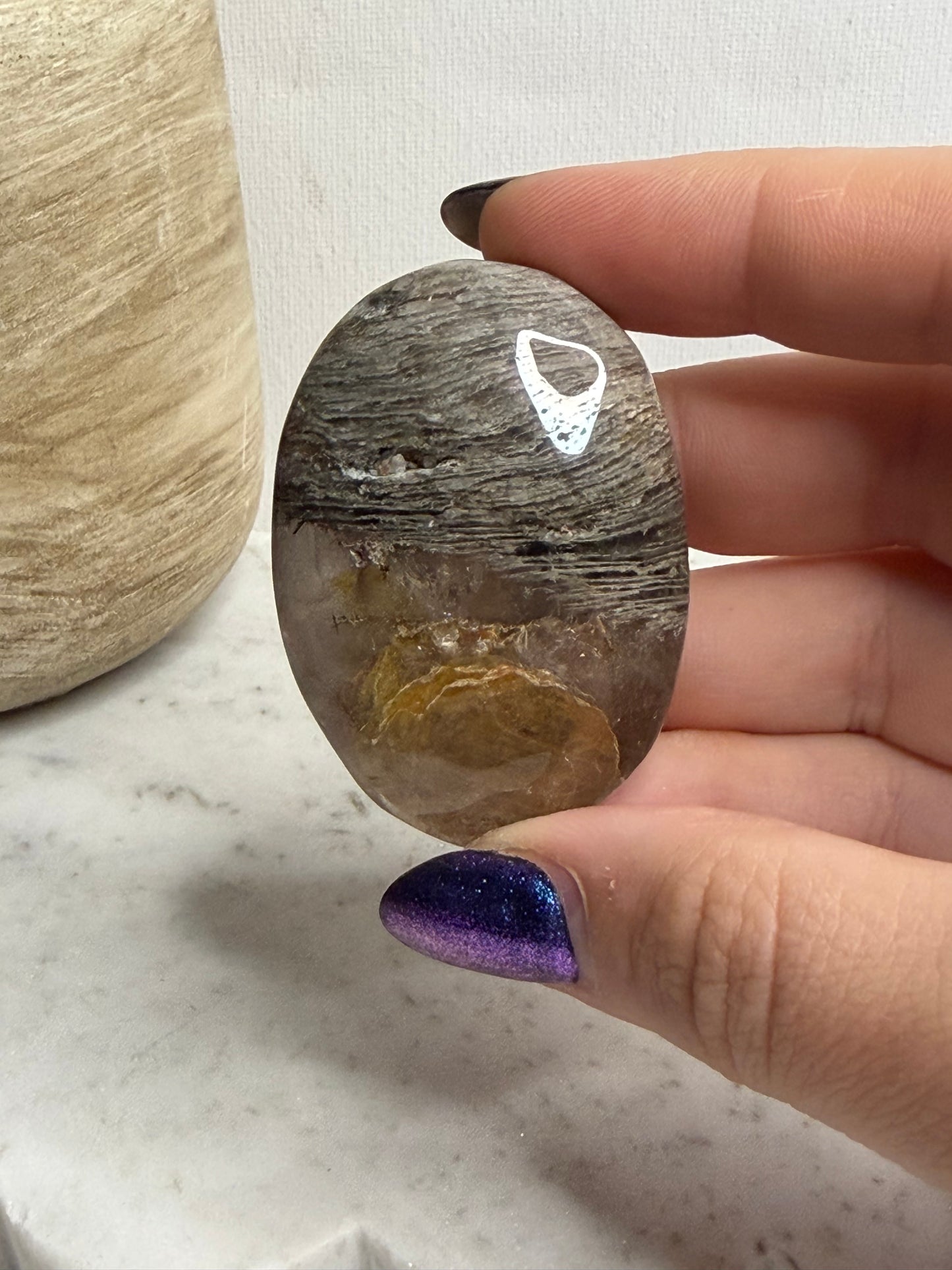 Garden Quartz Palm Stone
