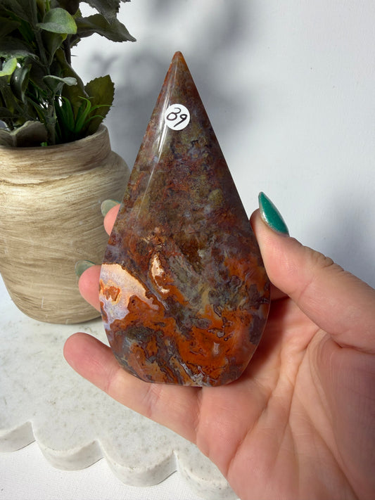 Red Moss Agate Freeform