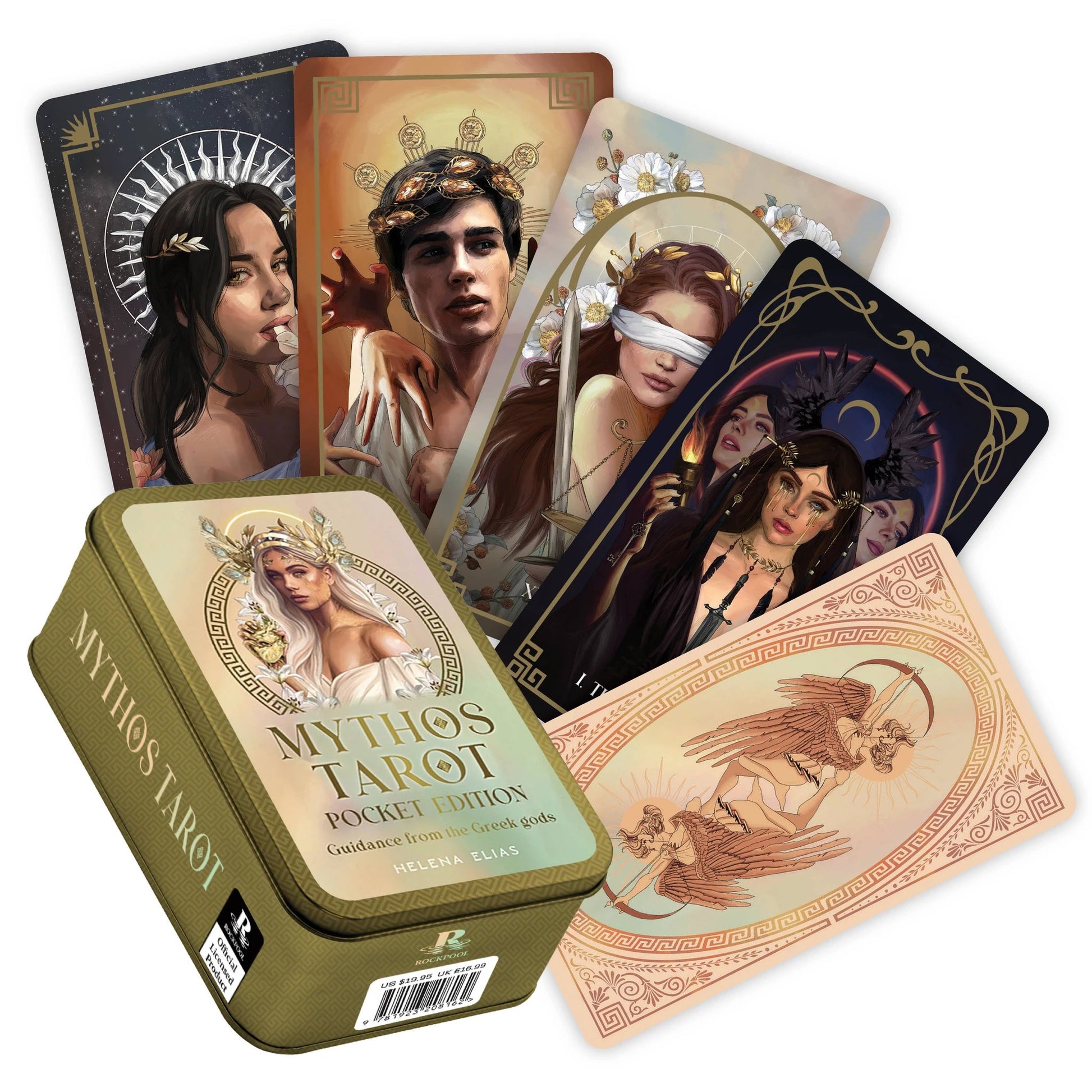 Mythos Tarot Pocket Tin Edition by ROCKPOOL PUBLISHING