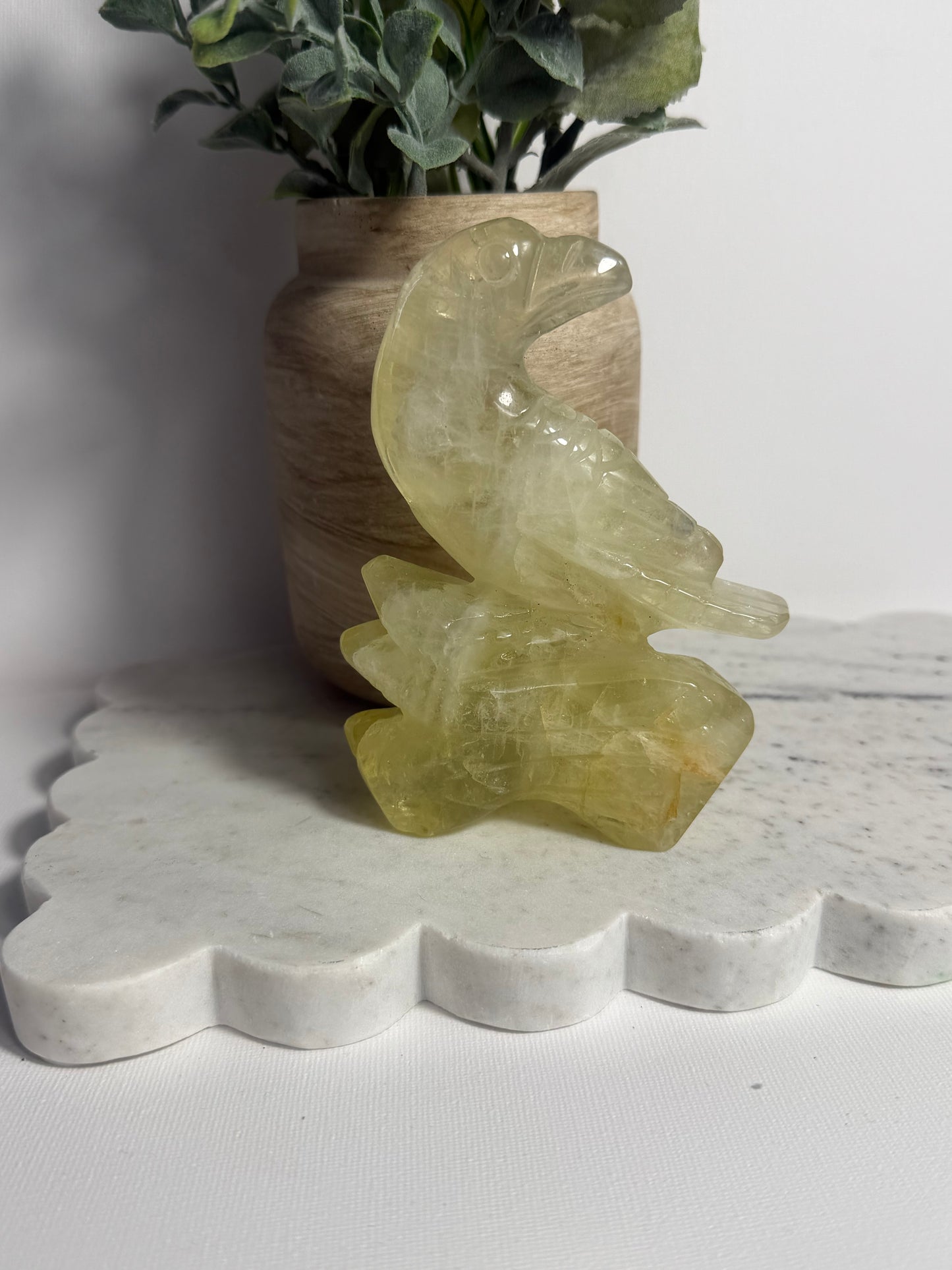 Lemon Quartz Bird
