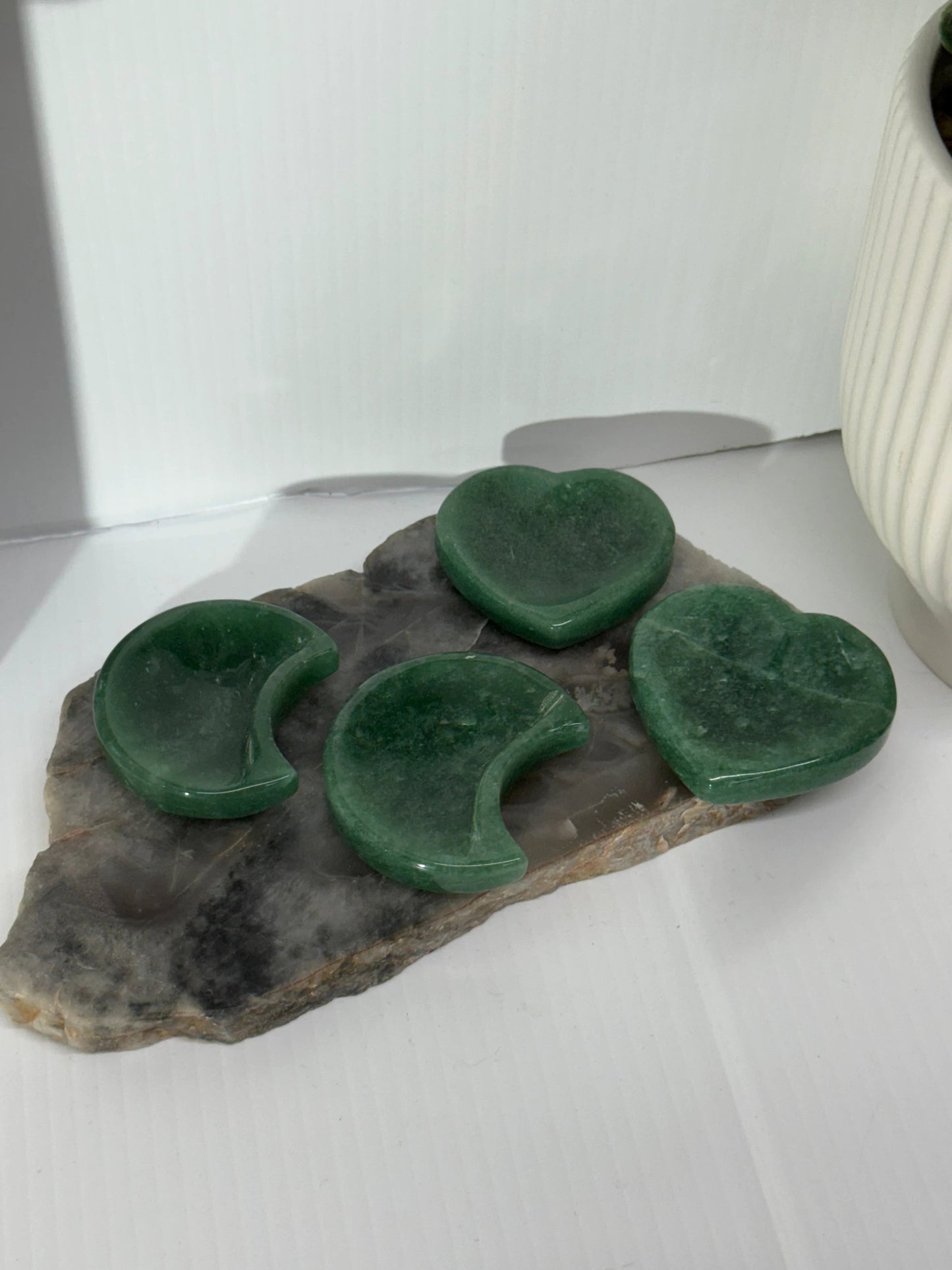 Green aventurine bowl by Heartstone Sanctuary
