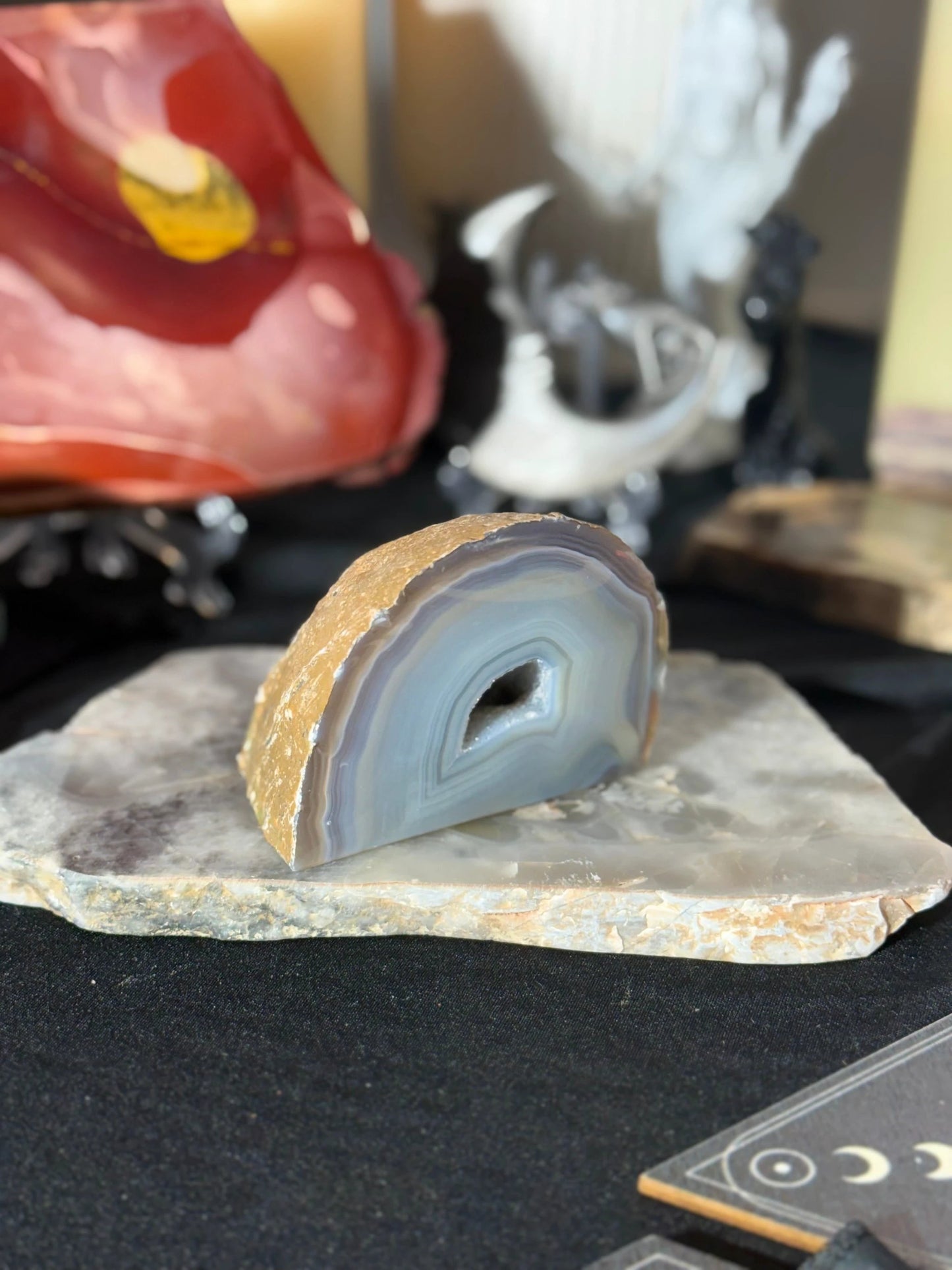 Natural Agate, Polished Finish by Heartstone Sanctuary