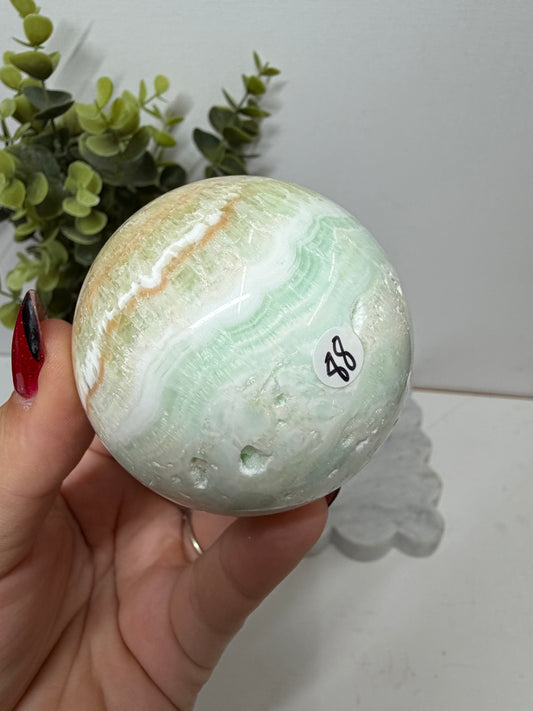 Hemimorphite Sphere