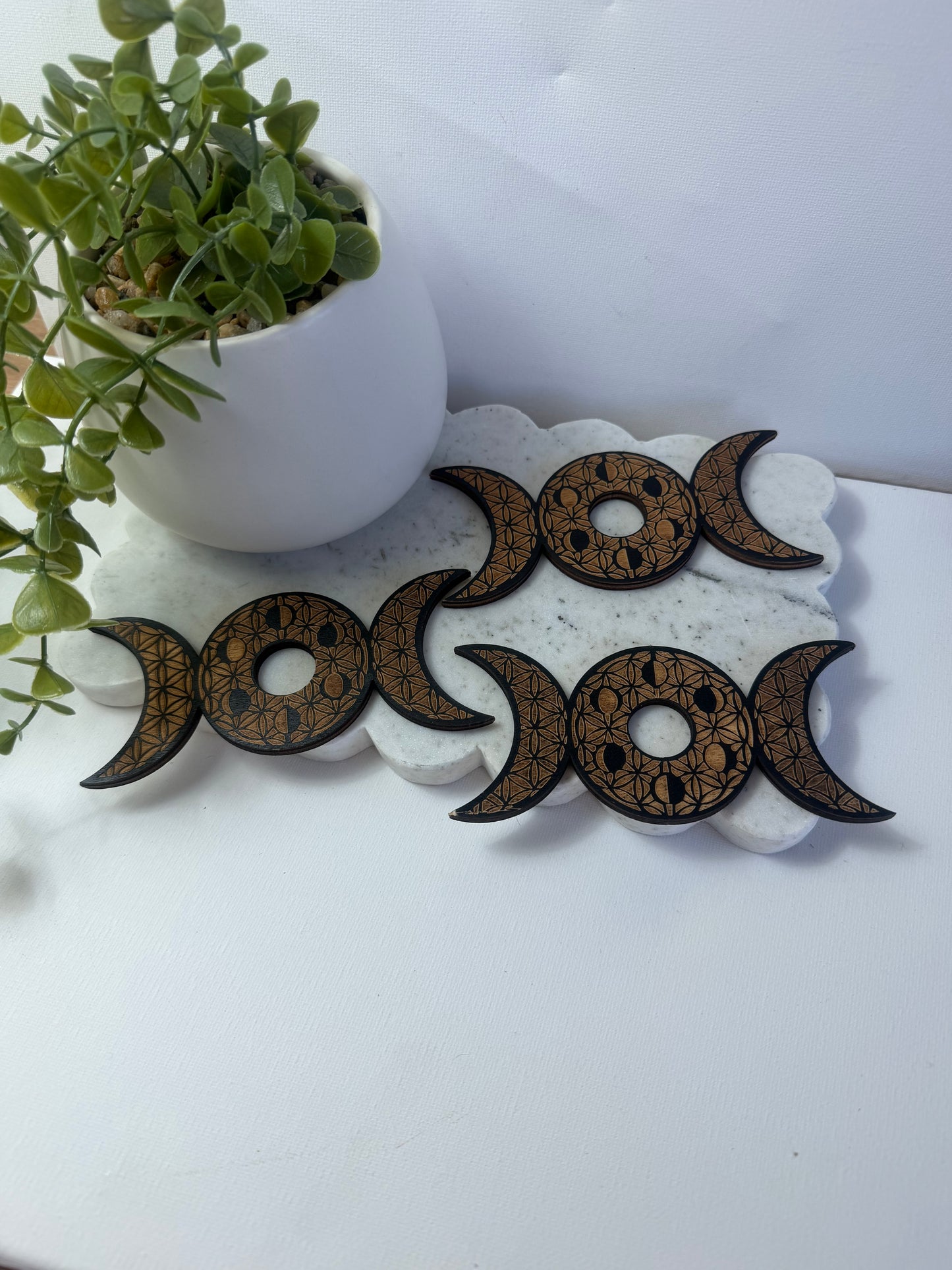 Wooden Sphere Stands