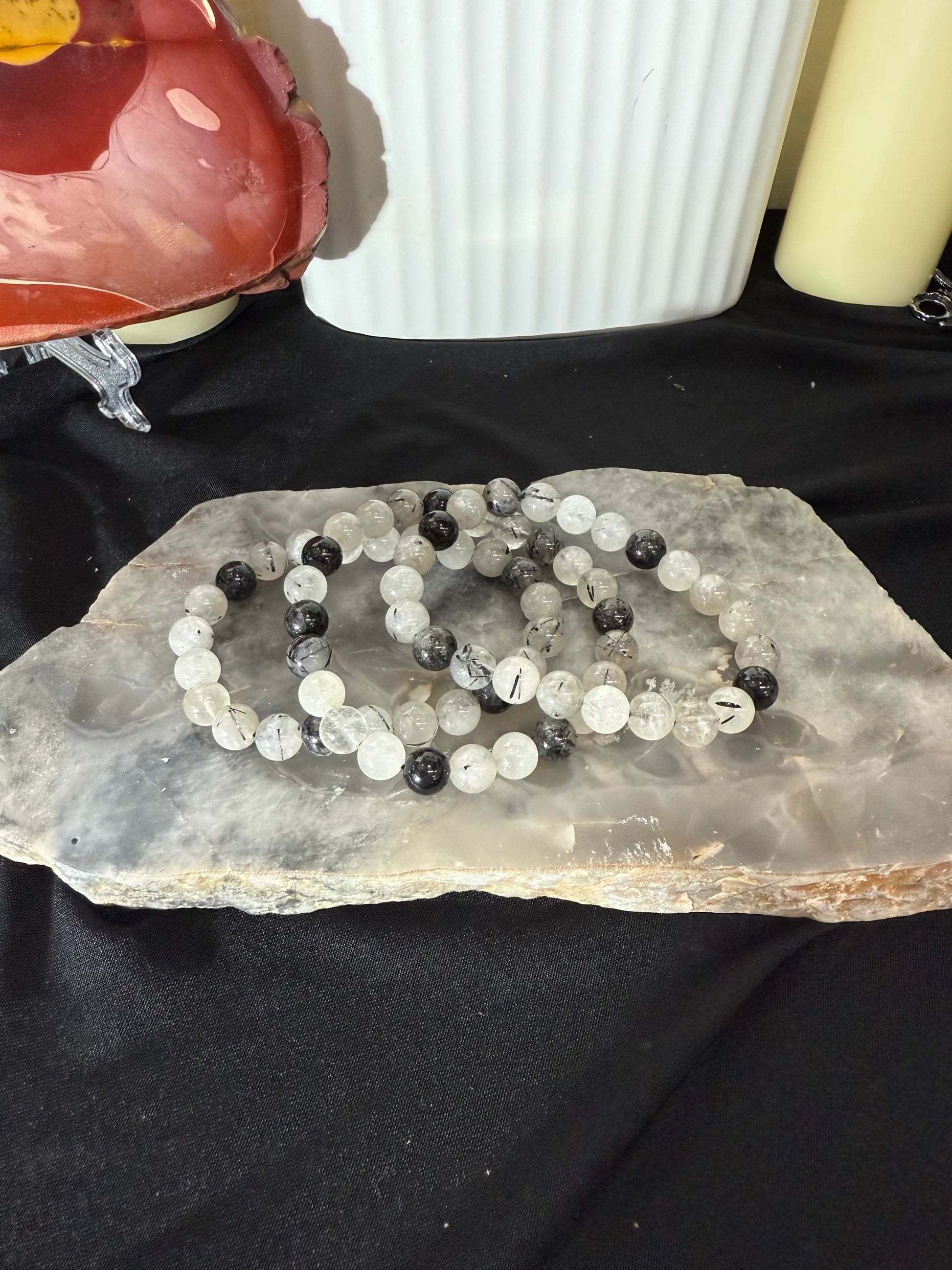 Tourmalated Quartz Bracelet by Heartstone Sanctuary
