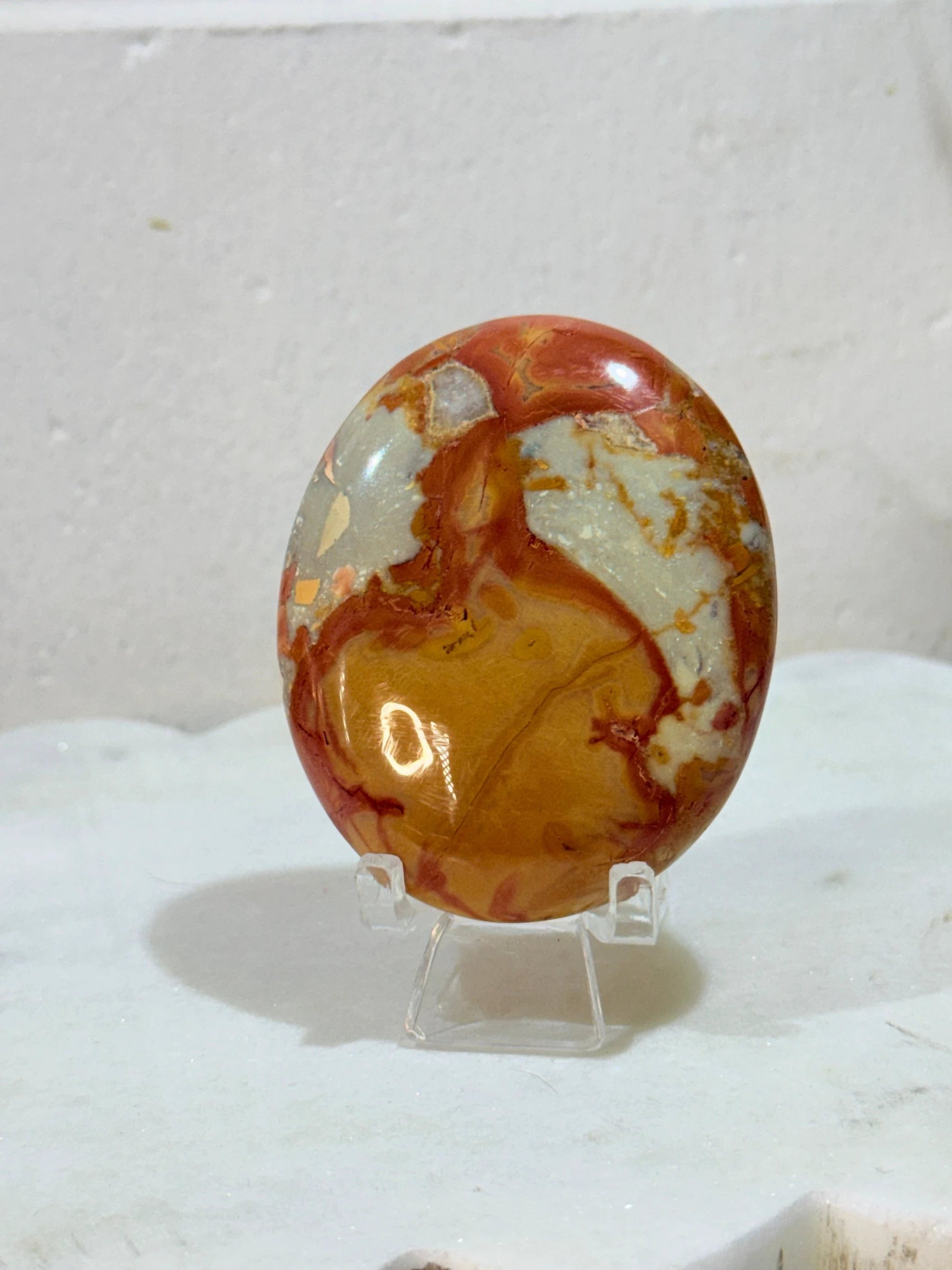 Maligano Jasper Palm - 6cmx5cm - 104g by Heartstone Sanctuary