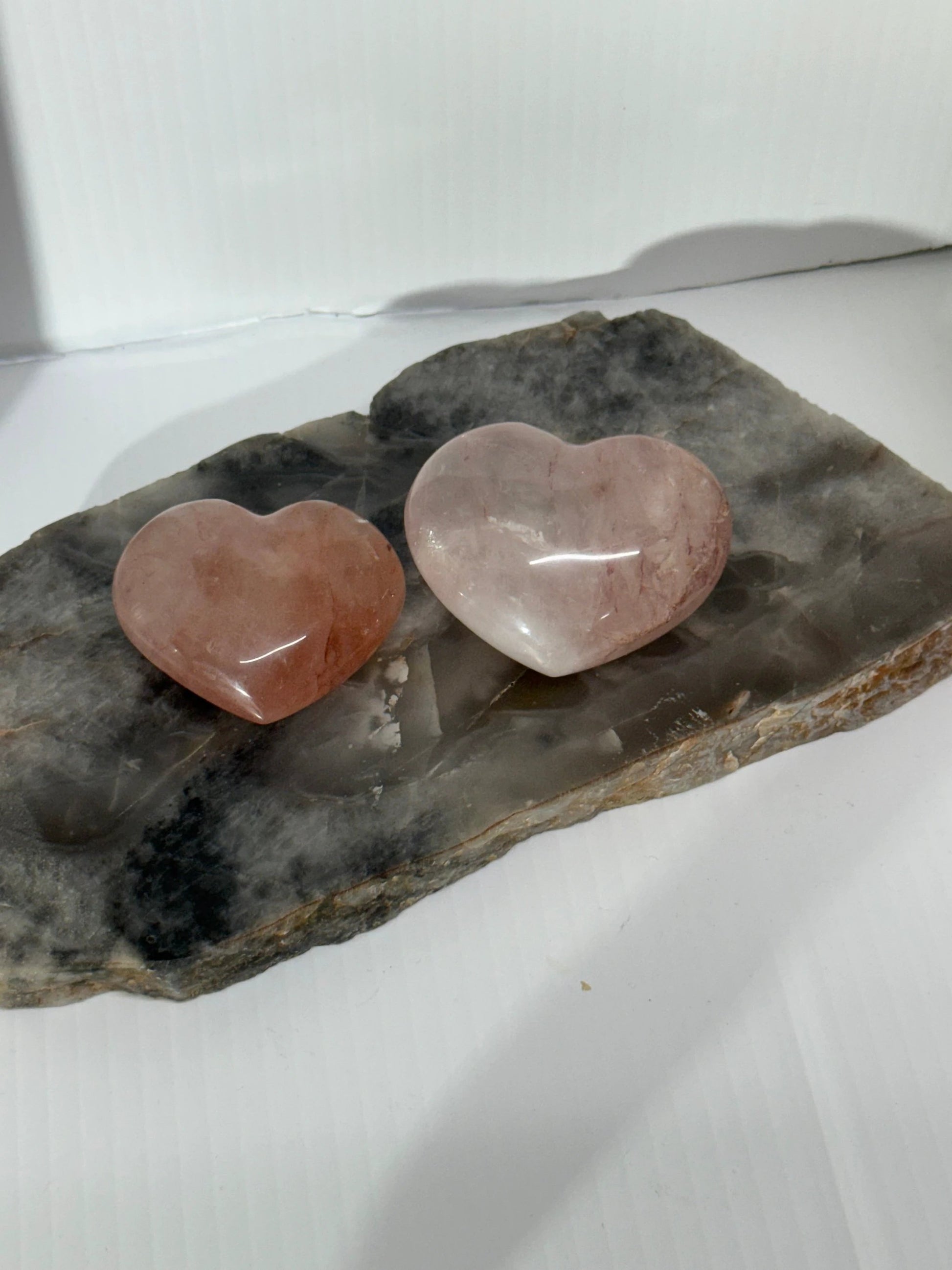 Fire Quartz Heart by Heartstone Sanctuary