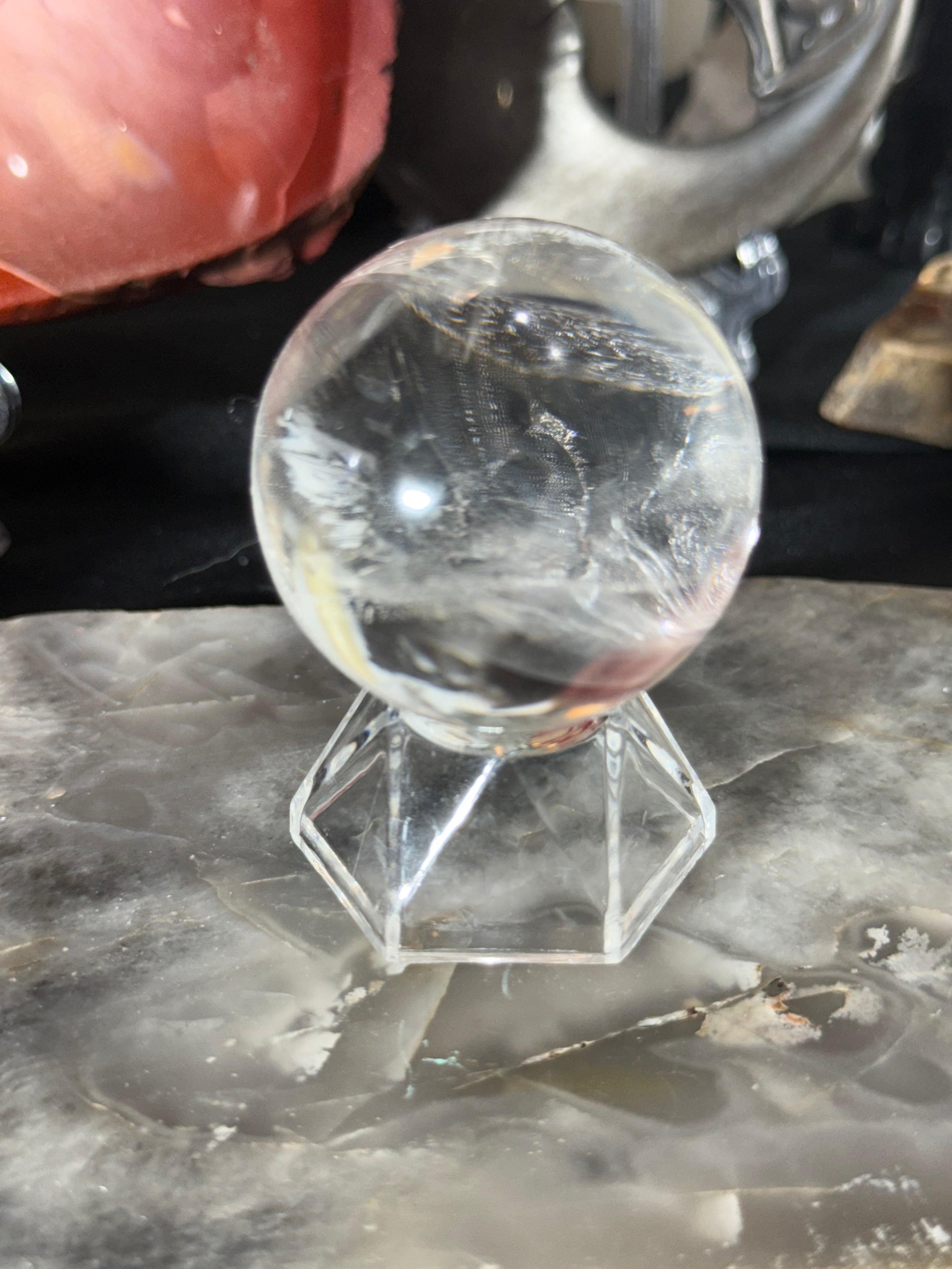 Clear Quartz Sphere 44A