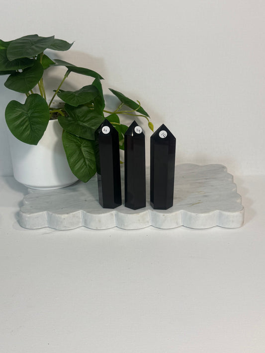 Black Obsidian Tower each