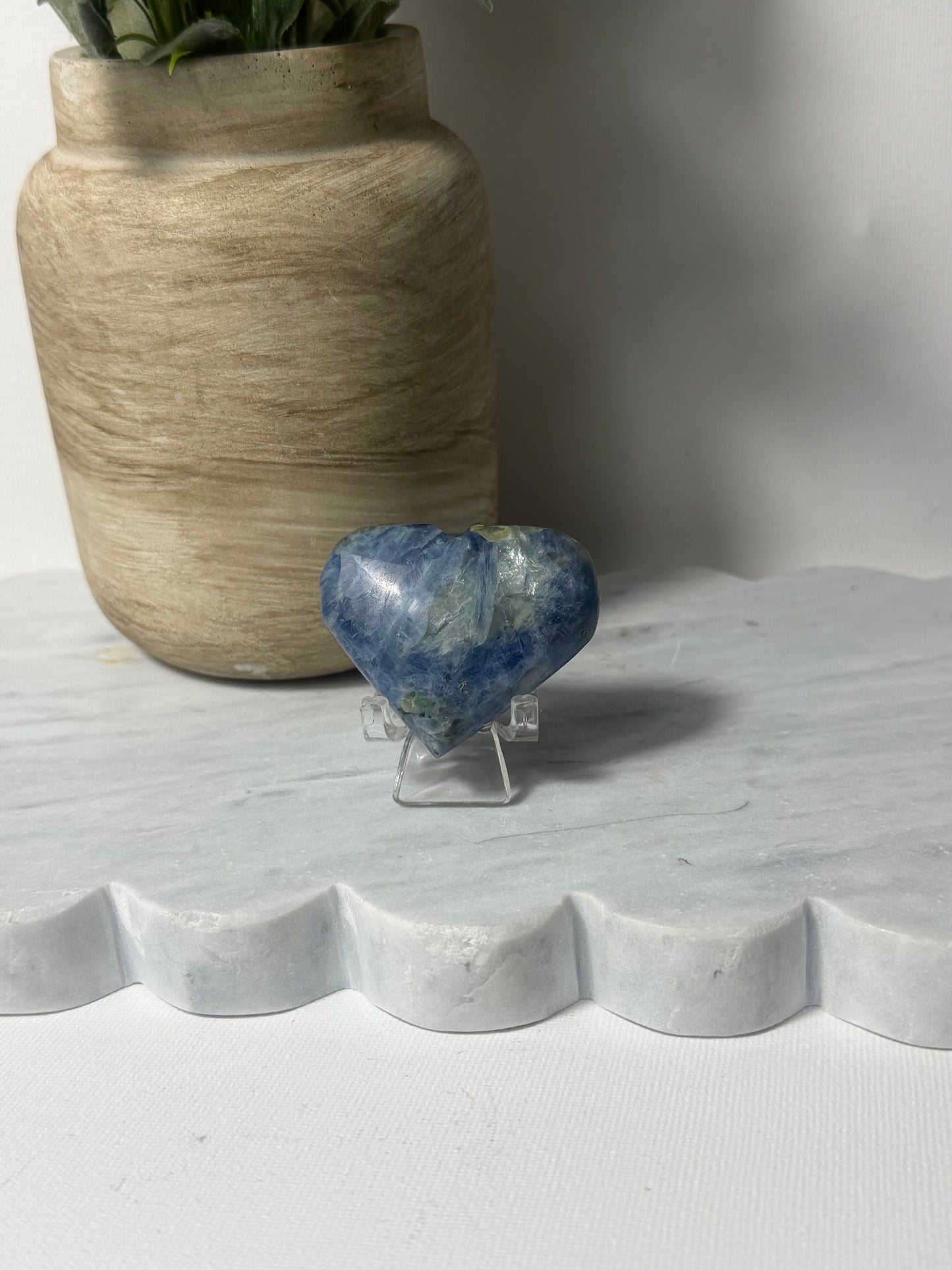 Blue Kyanite Heart