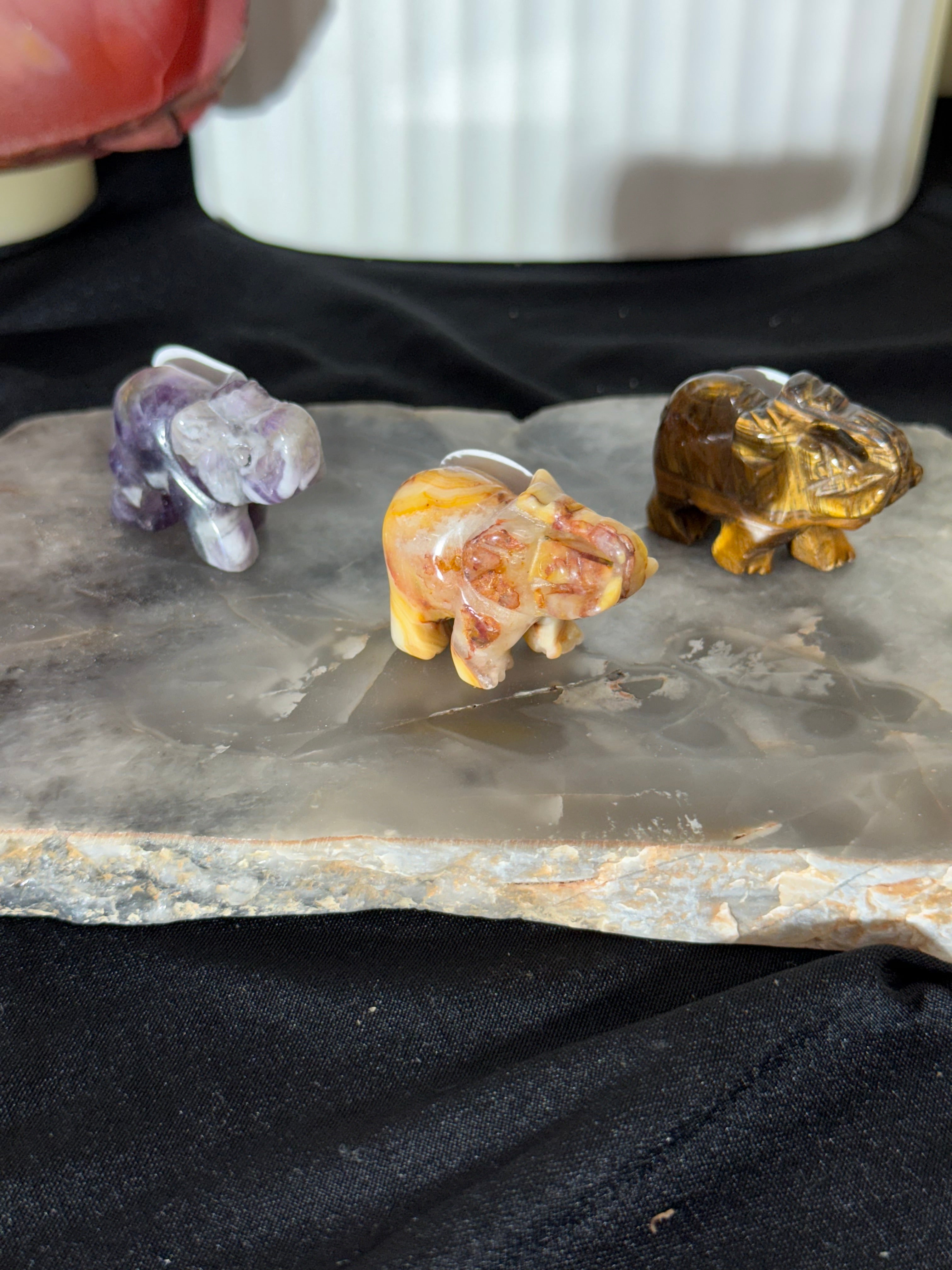 Mini Elephant Carving