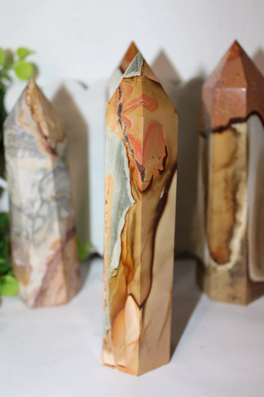 Polychrome Jasper Terminated Point by Heartstone Sanctuary