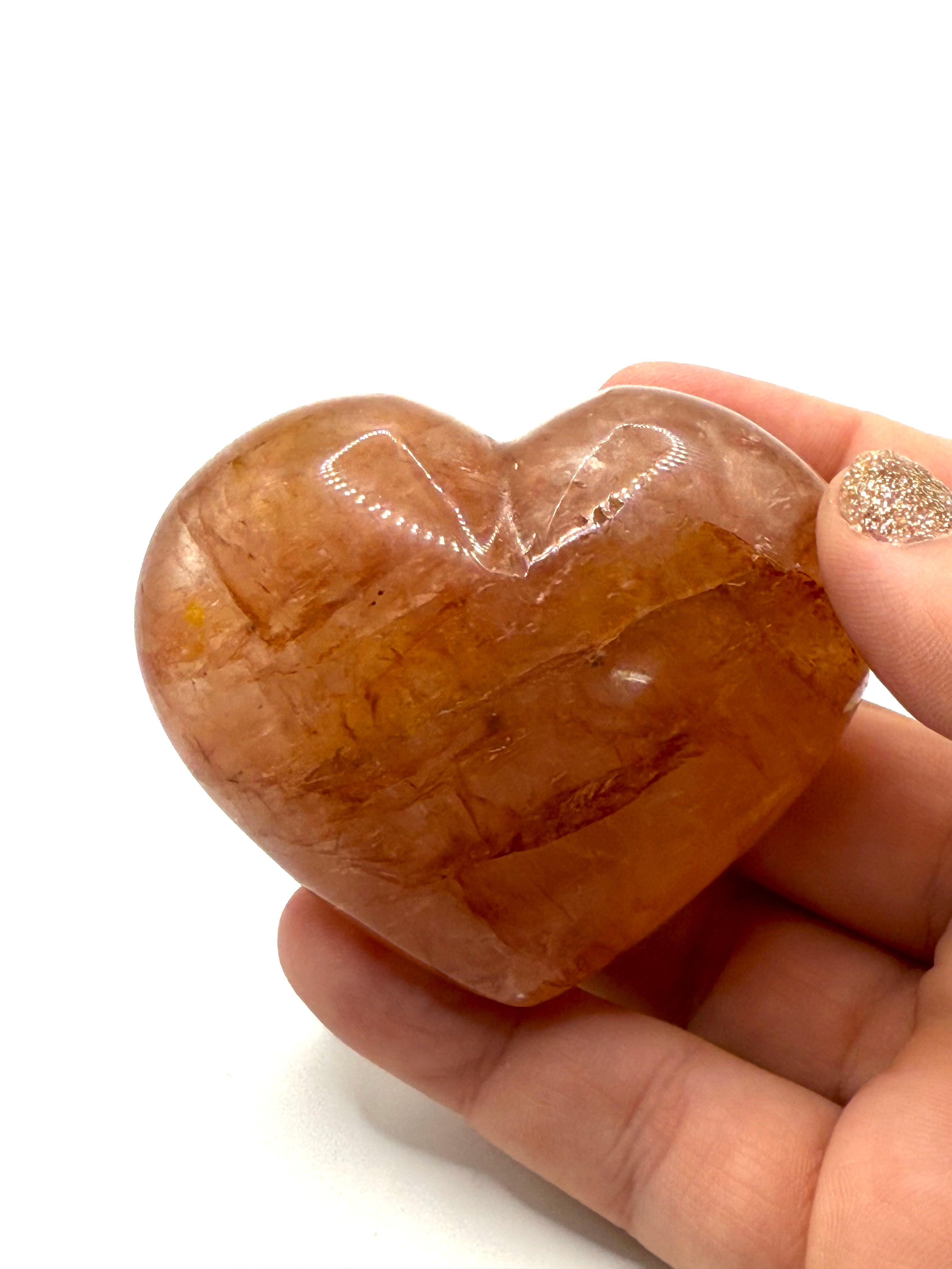 Fire Quartz Hearts