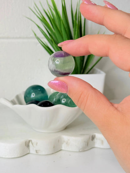 Fluorite Sphere - Small - Intuitively Selected by Heartstone Sanctuary