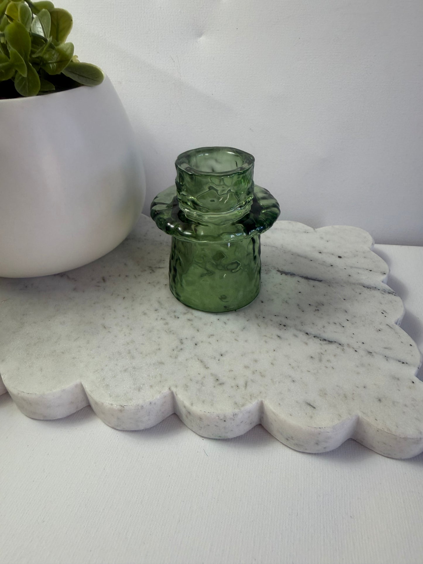 Glass Candle Sphere Stand