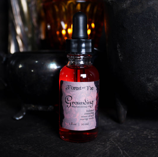 Grounding Oil • Herb infused for energy work • Witchcraft