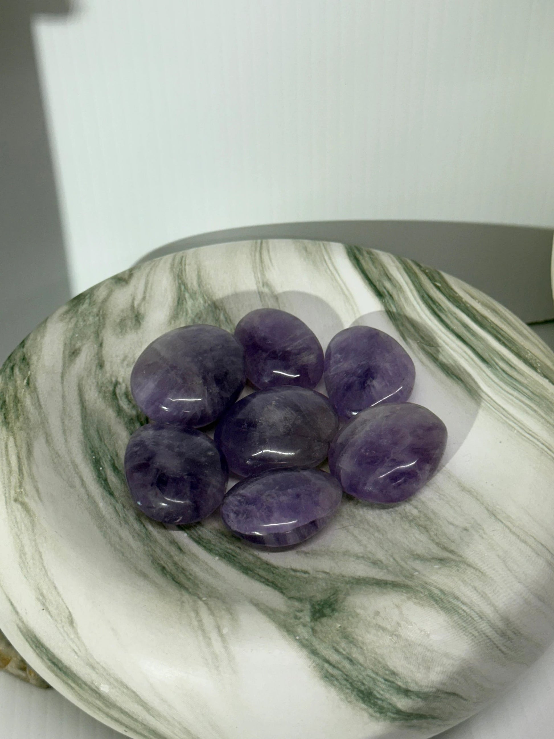 Amethyst Palm Stone Polished Natural Amethyst Quartz by Heartstone Sanctuary