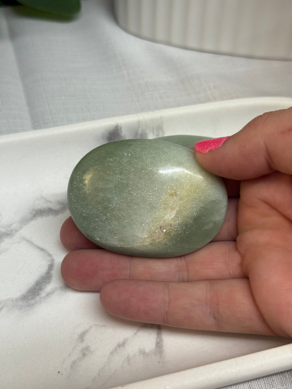Aventurine Palm Stone