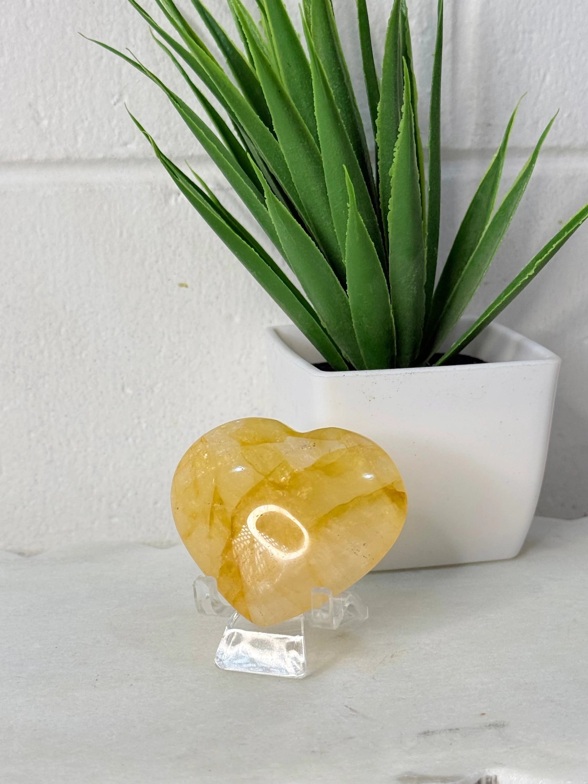 Golden Healer Heart - Intuitively Selected by Heartstone Sanctuary