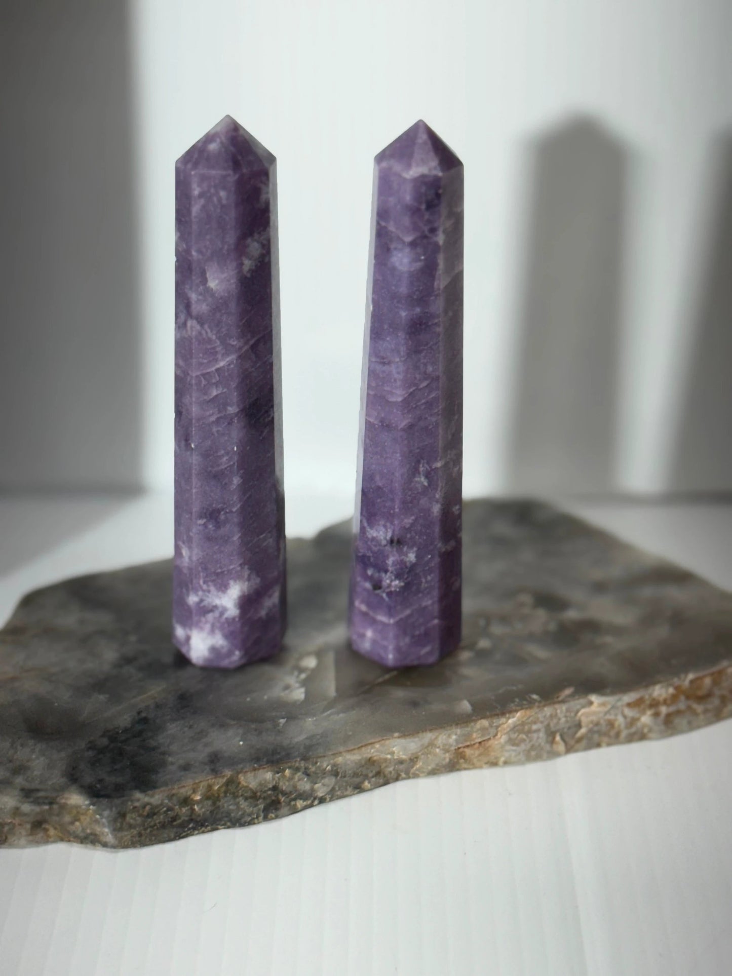 Lepidolite Tower by Heartstone Sanctuary