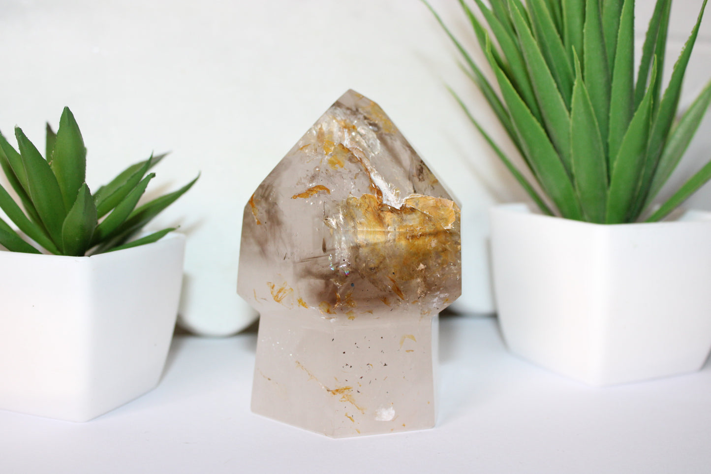 Included Quartz Crystal | Manifestation & Clarity Stone – Heartstone Sanctuary by Heartstone Sanctuary