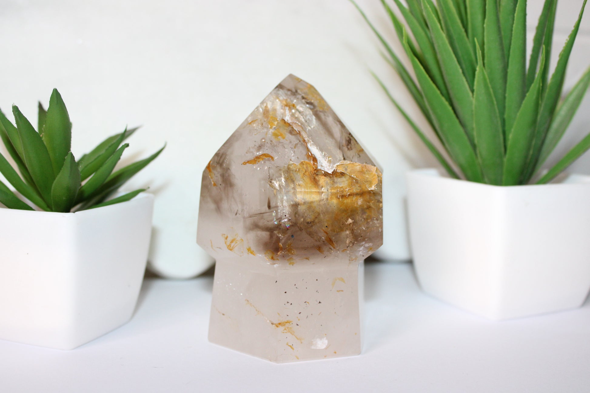 Included Quartz Crystal | Manifestation & Clarity Stone – Heartstone Sanctuary by Heartstone Sanctuary