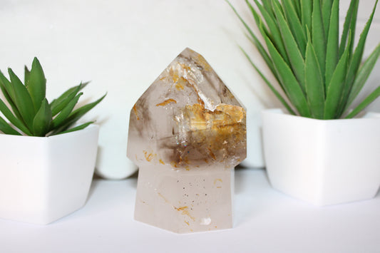 Included Quartz Crystal | Manifestation & Clarity Stone – Heartstone Sanctuary by Heartstone Sanctuary