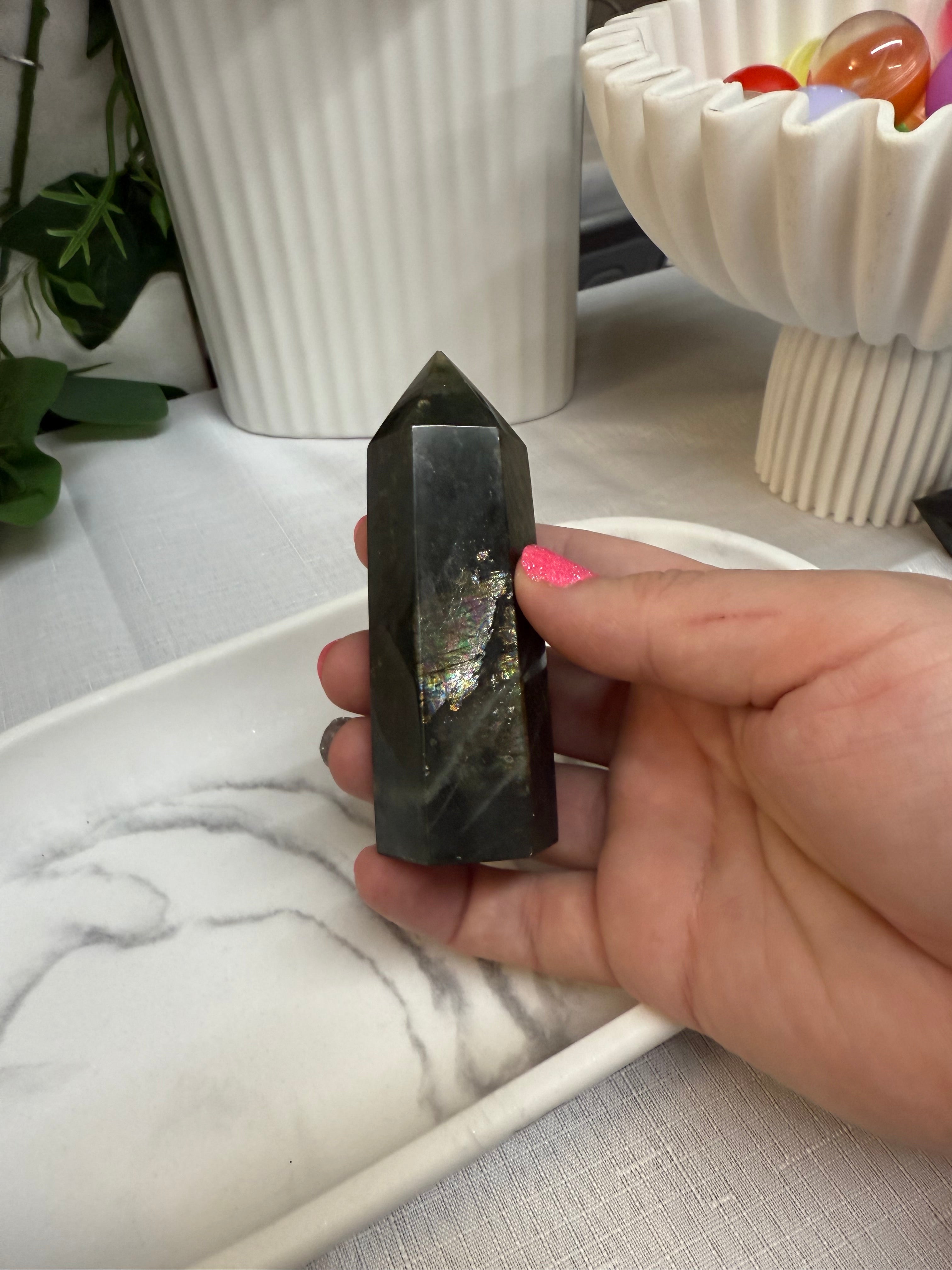 5 Labradorite Tower