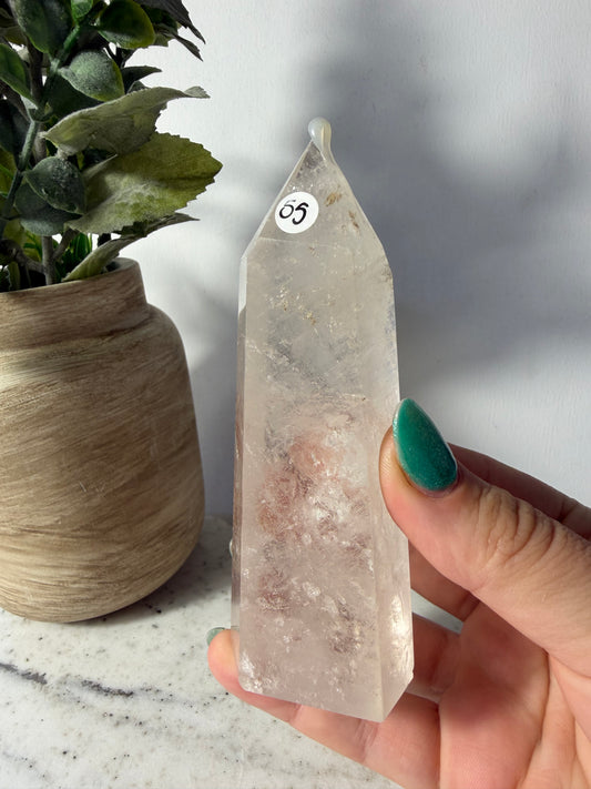 Clear Quartz Tower