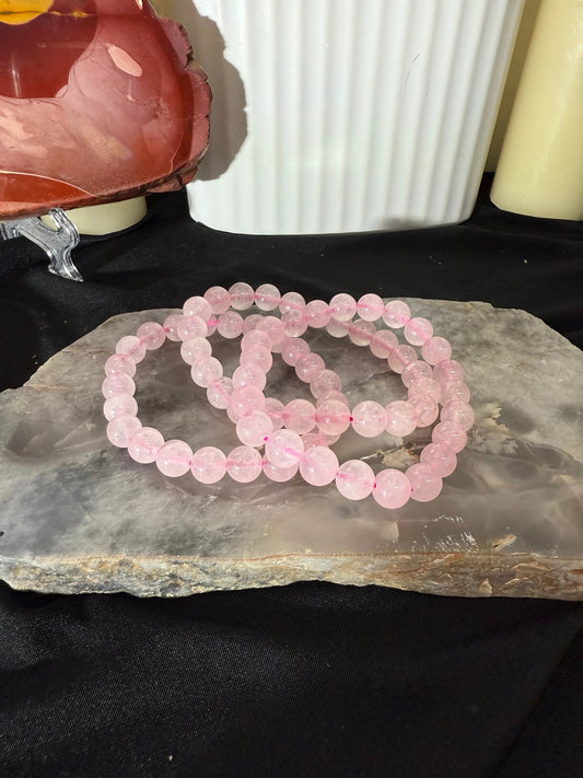 Rose Quartz Braclet by Heartstone Sanctuary