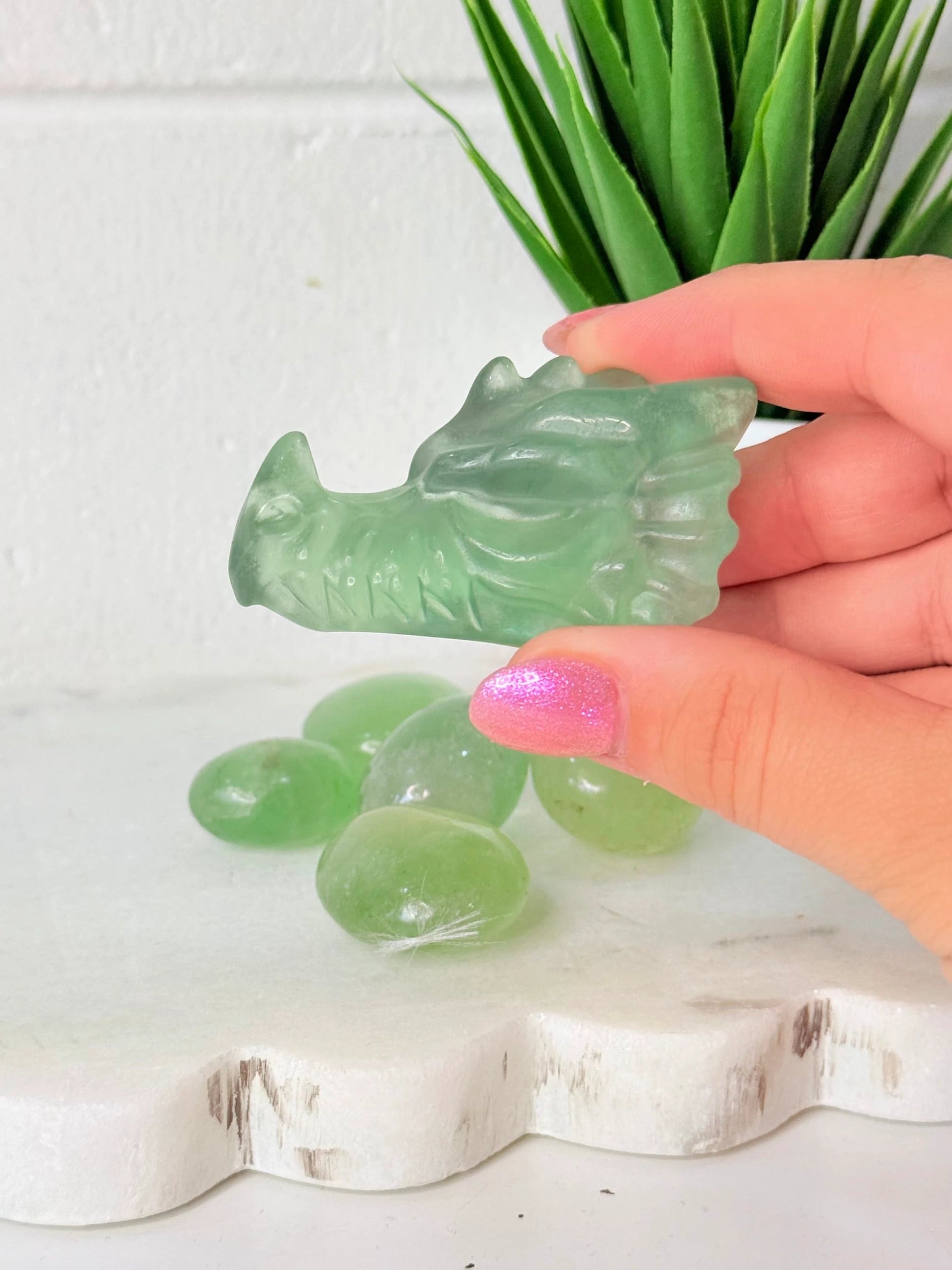 Flourite Dragon Head by Heartstone Sanctuary